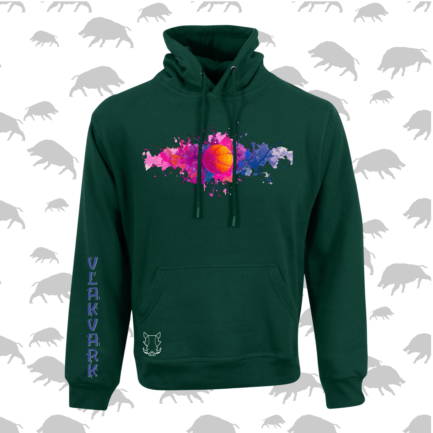 Vlakvark Hoodie V Mans en Dames