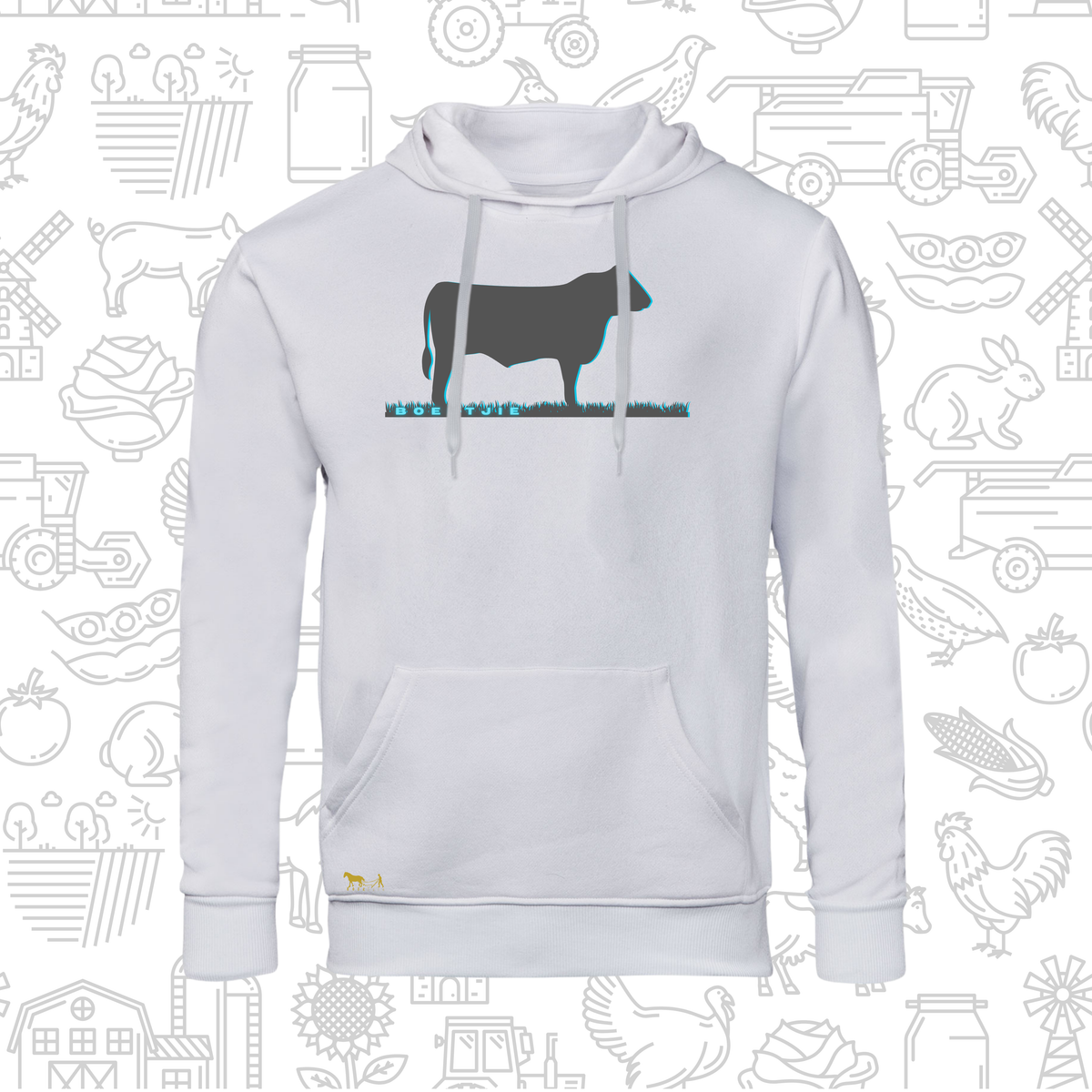 Boertjie Hoodie V Mans en Dames (M)