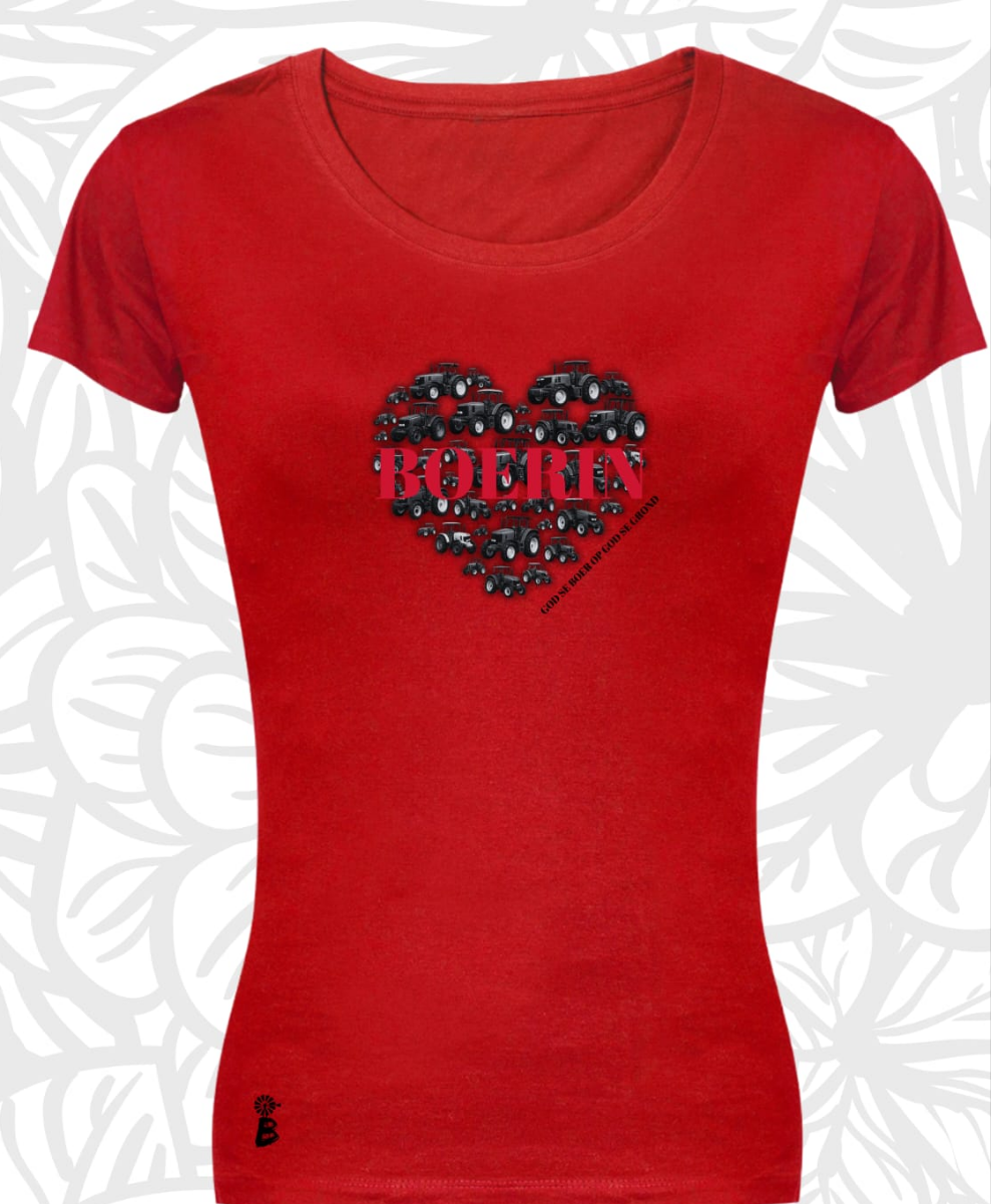 Boerin ♡T-Hemp vir Dames