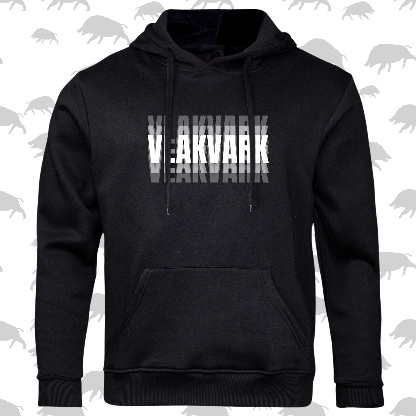 Vlakvark Fokus Hoodie vir Mans en Dames