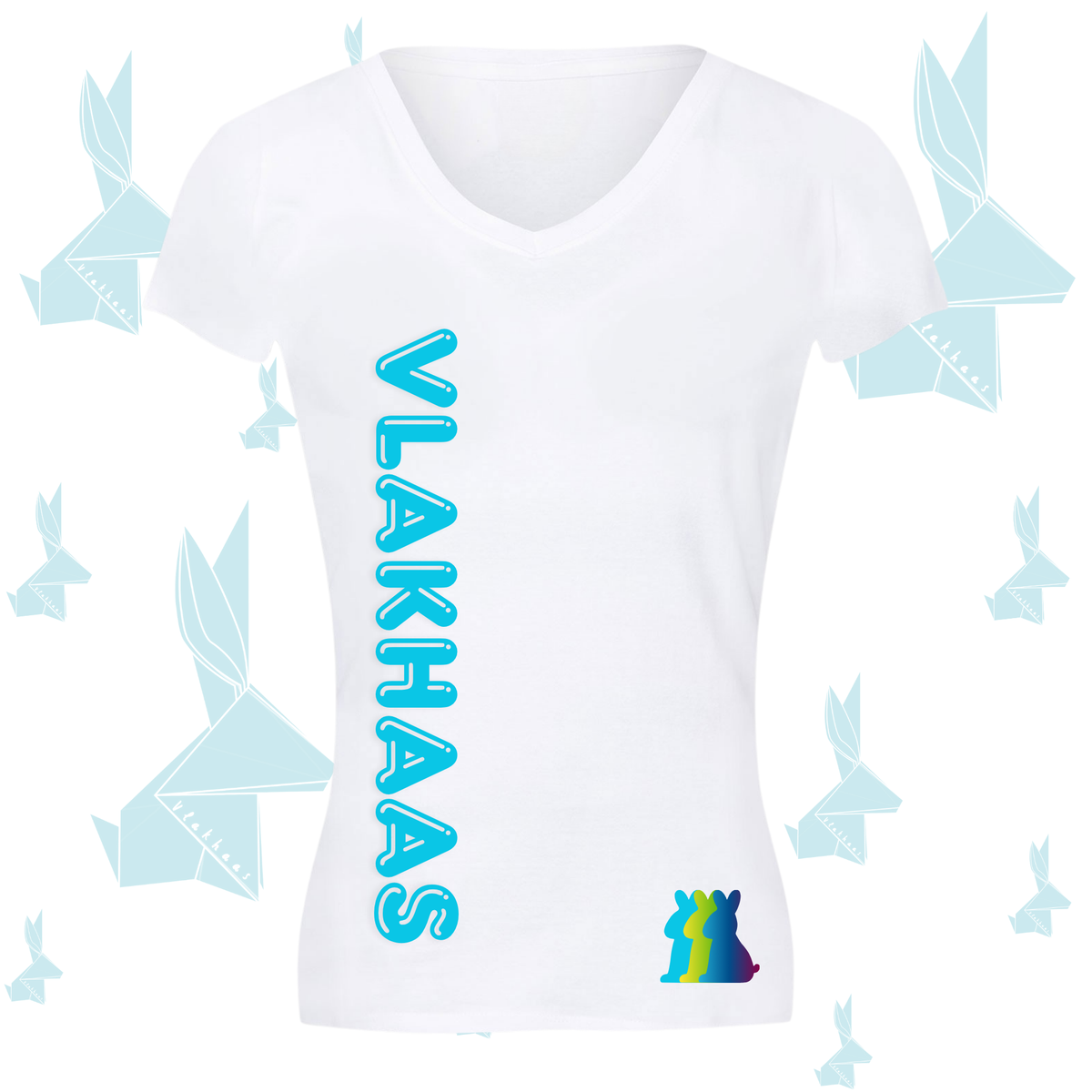 Vlakhaas 3  Dames T-Hemp