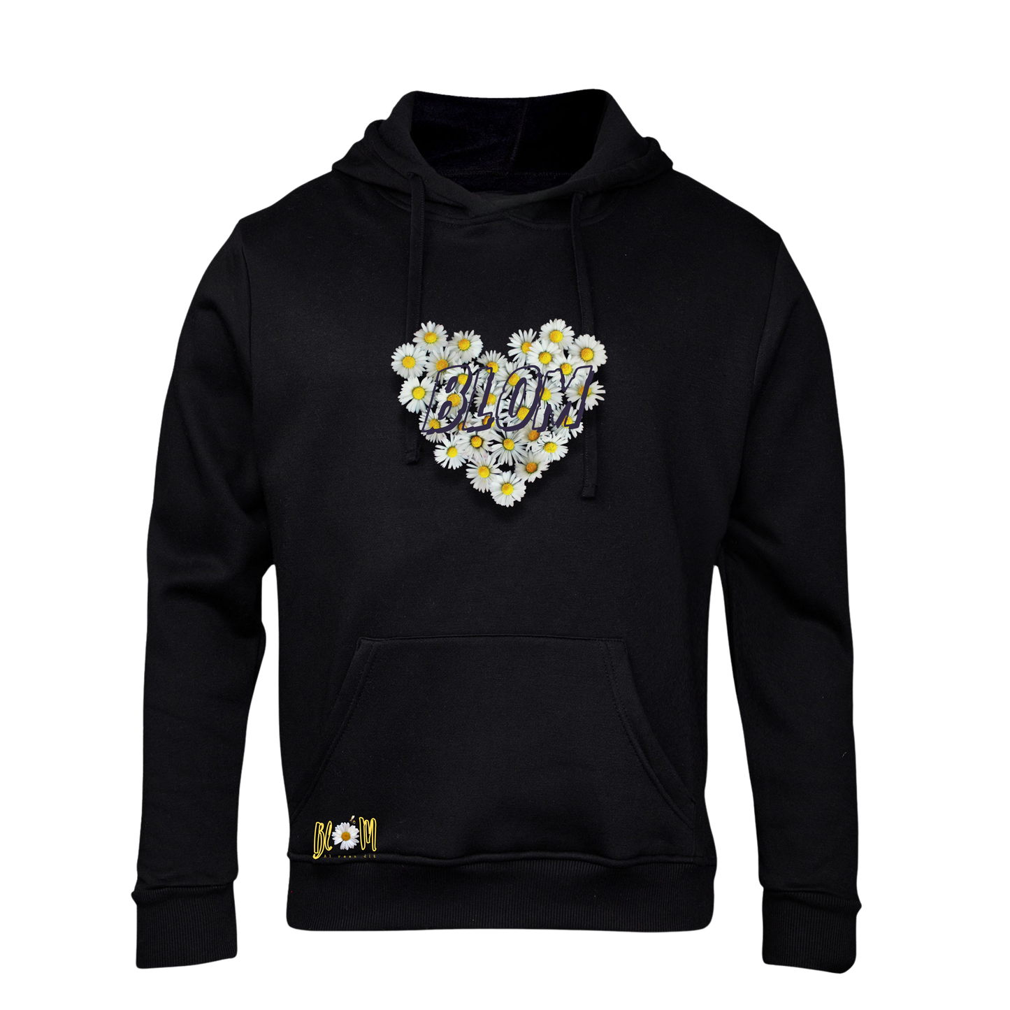 Blom ❤️Hoodie vir Dames