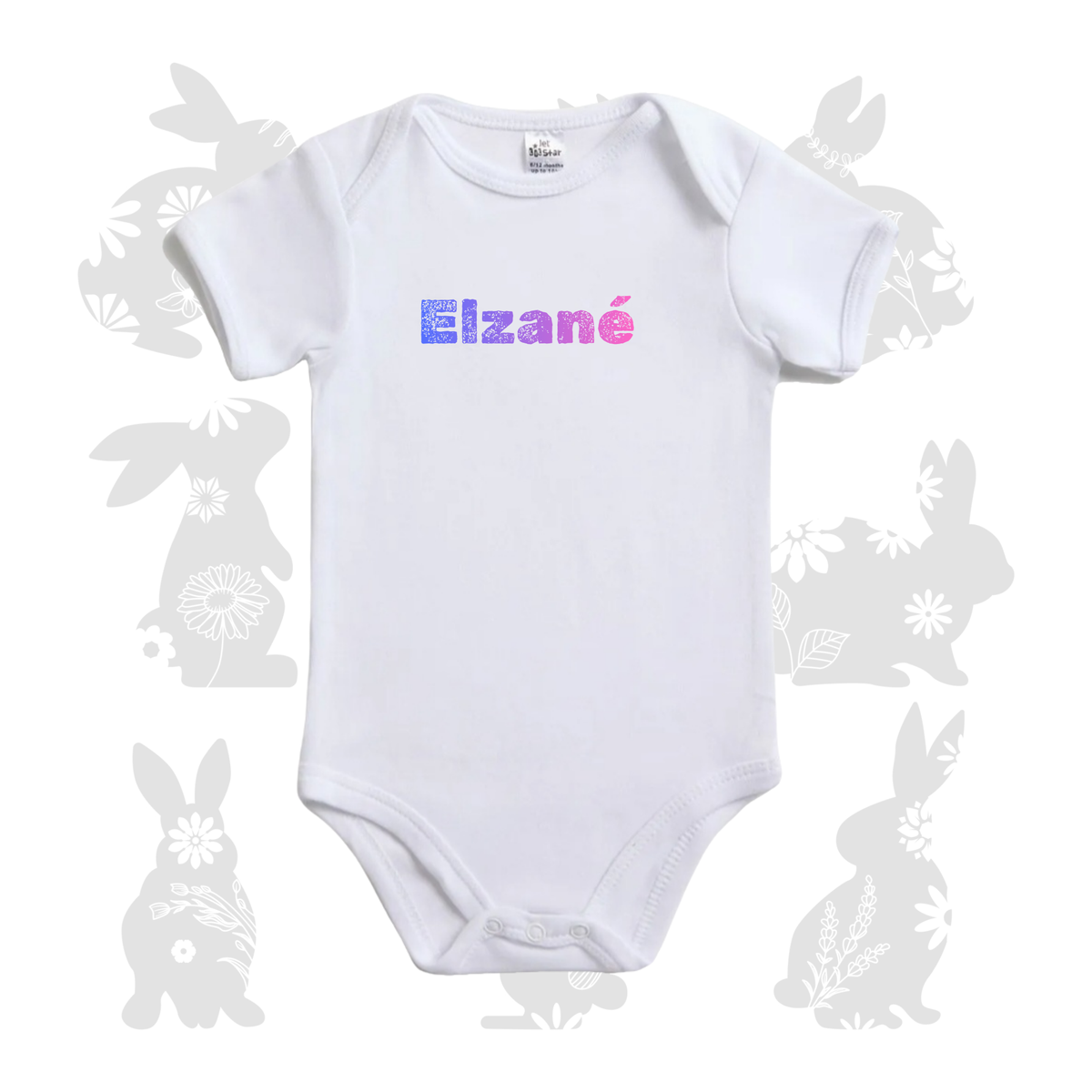 Babygrow with babies name
