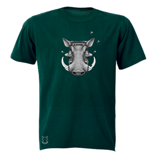 Vlakvark Head Stripe T-Hemp vir Mans (b)