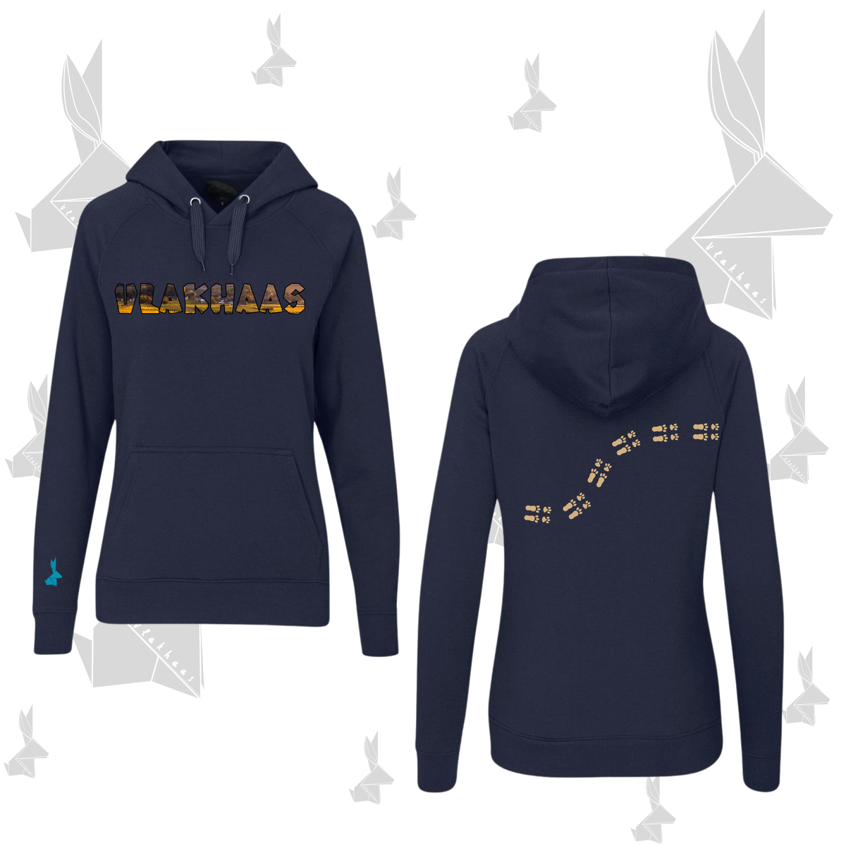 Vlakhaas Footsteps Hooded Sweater