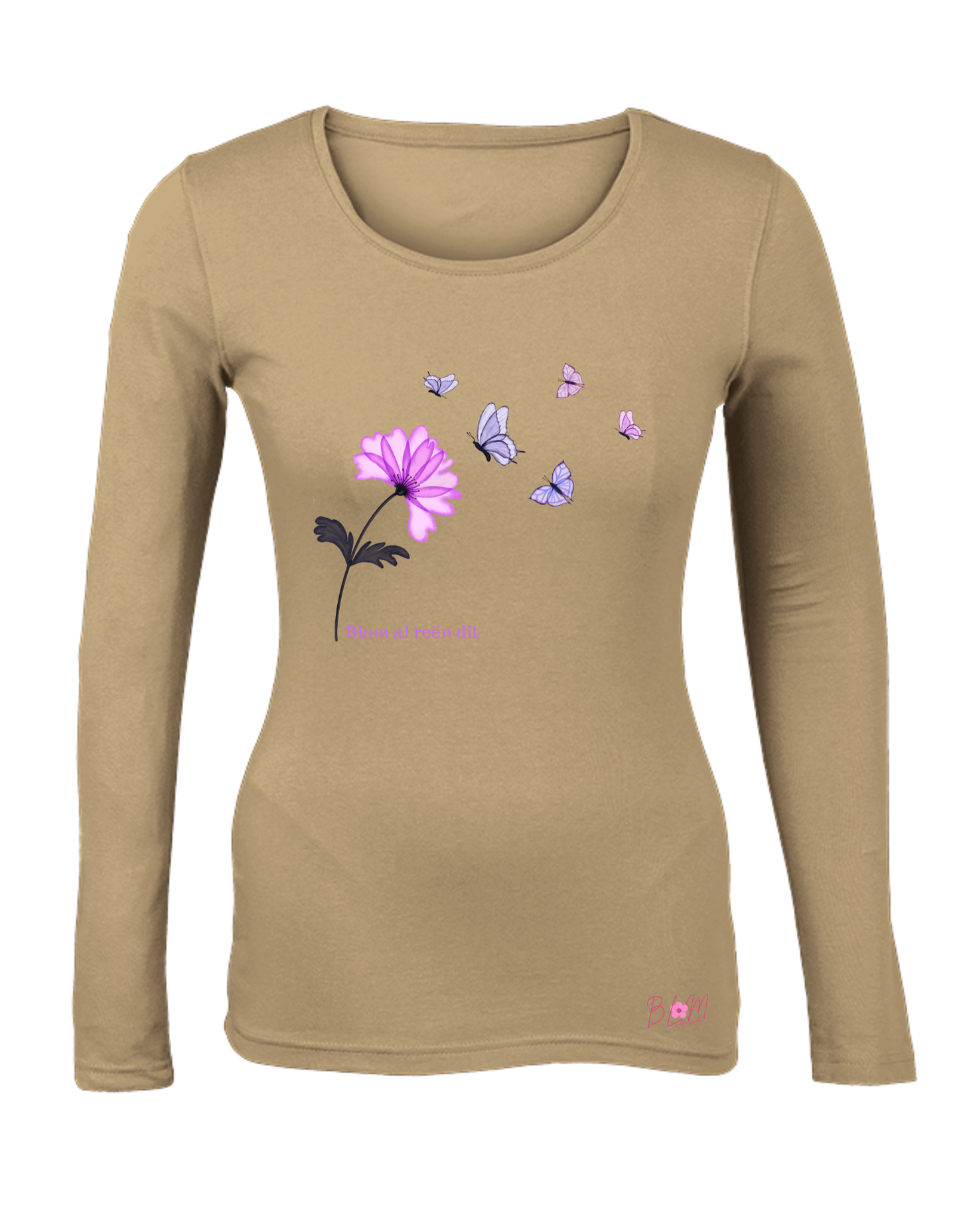 Longsleeve T-Hempde vir Dames (b)