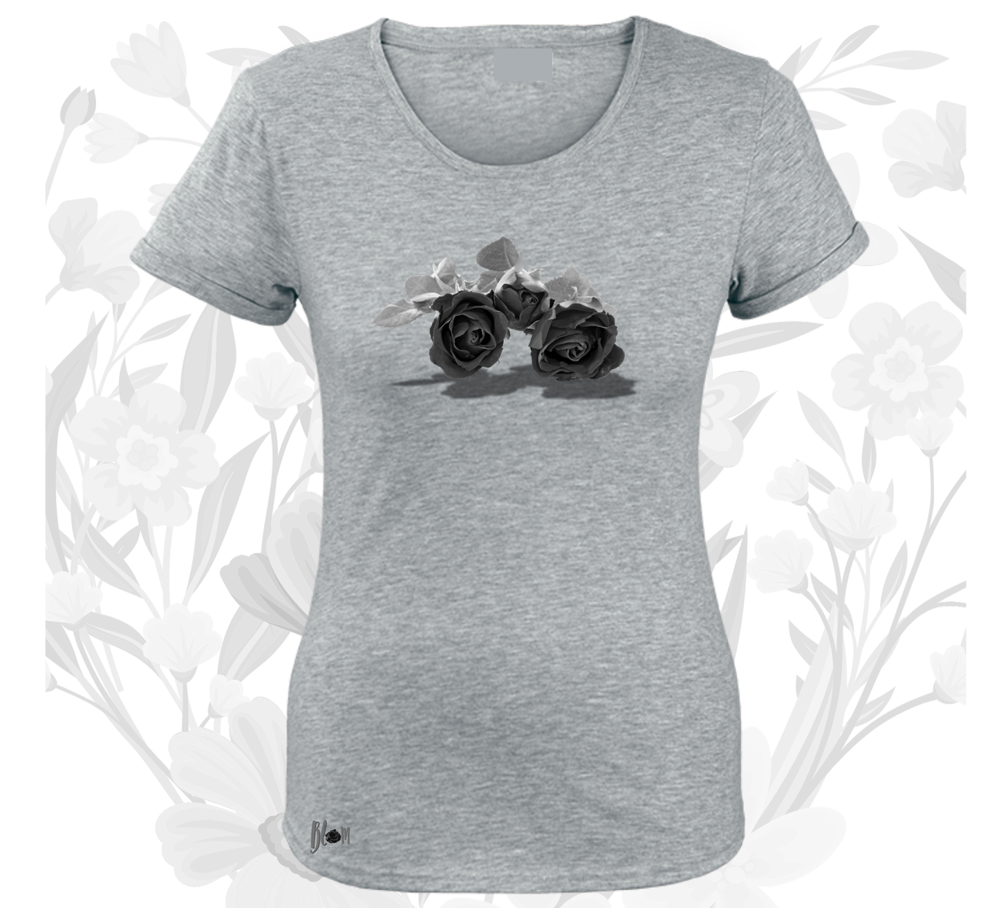 Blom T-Hemp vir Dames