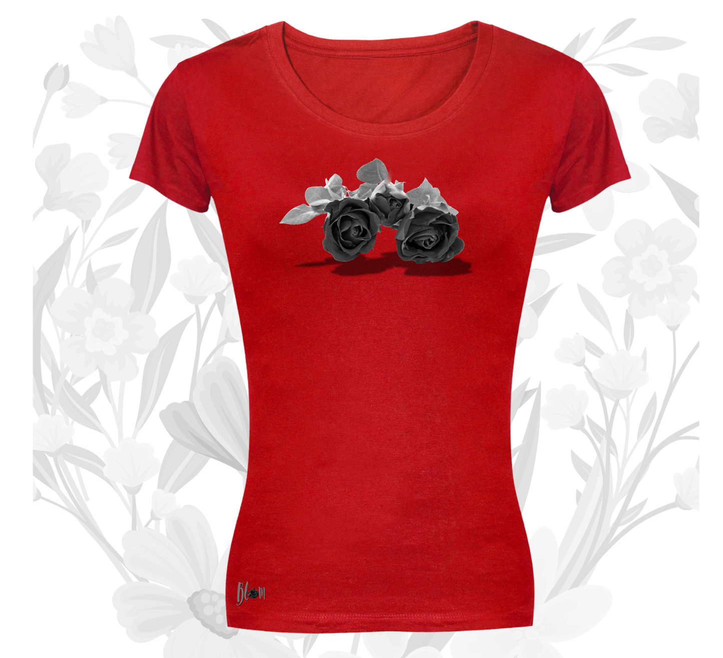 Blom T-Hemp vir Dames