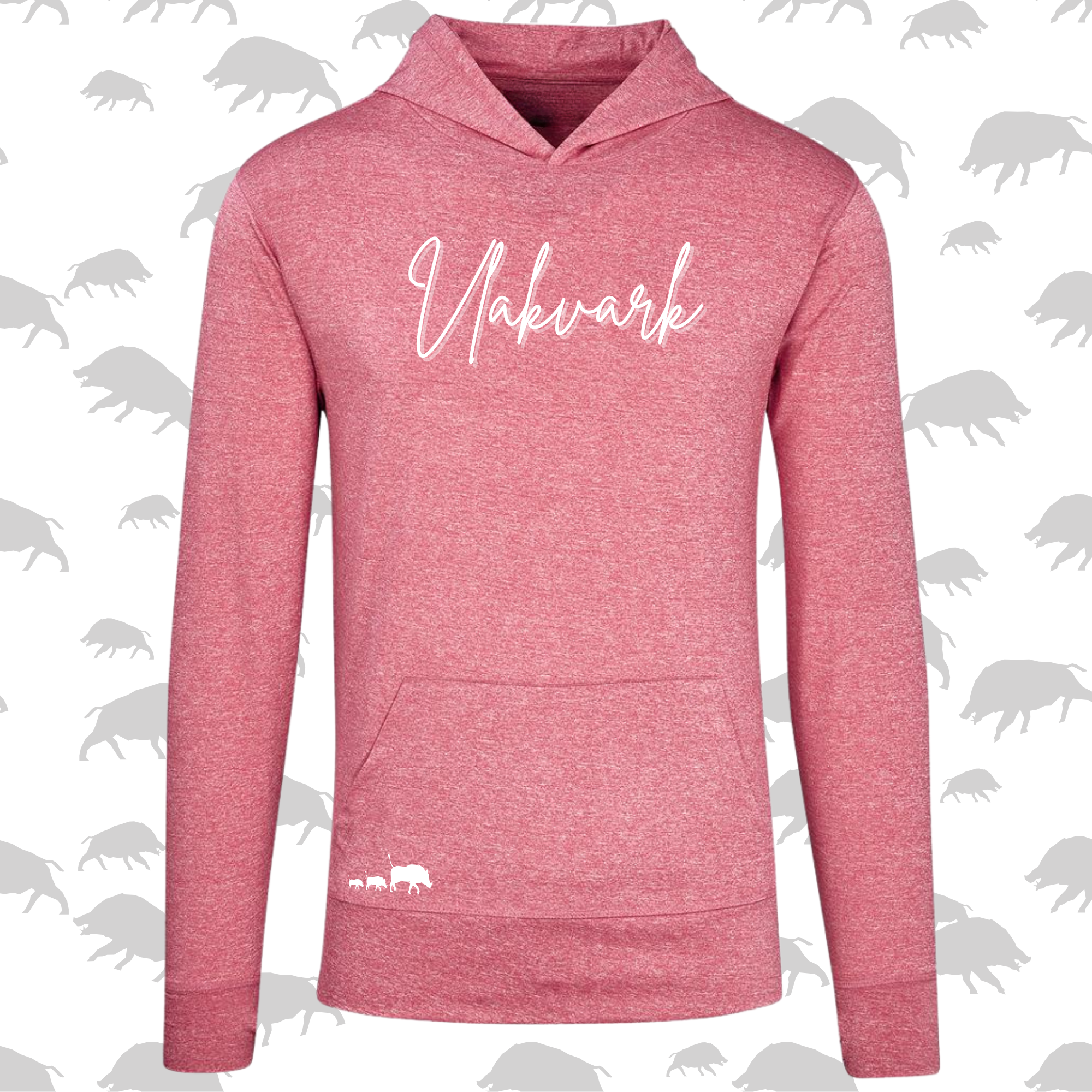 Vlavark Sticker Vlakvark Elke Dag Hoodie vir Dames – Vlakvark SA