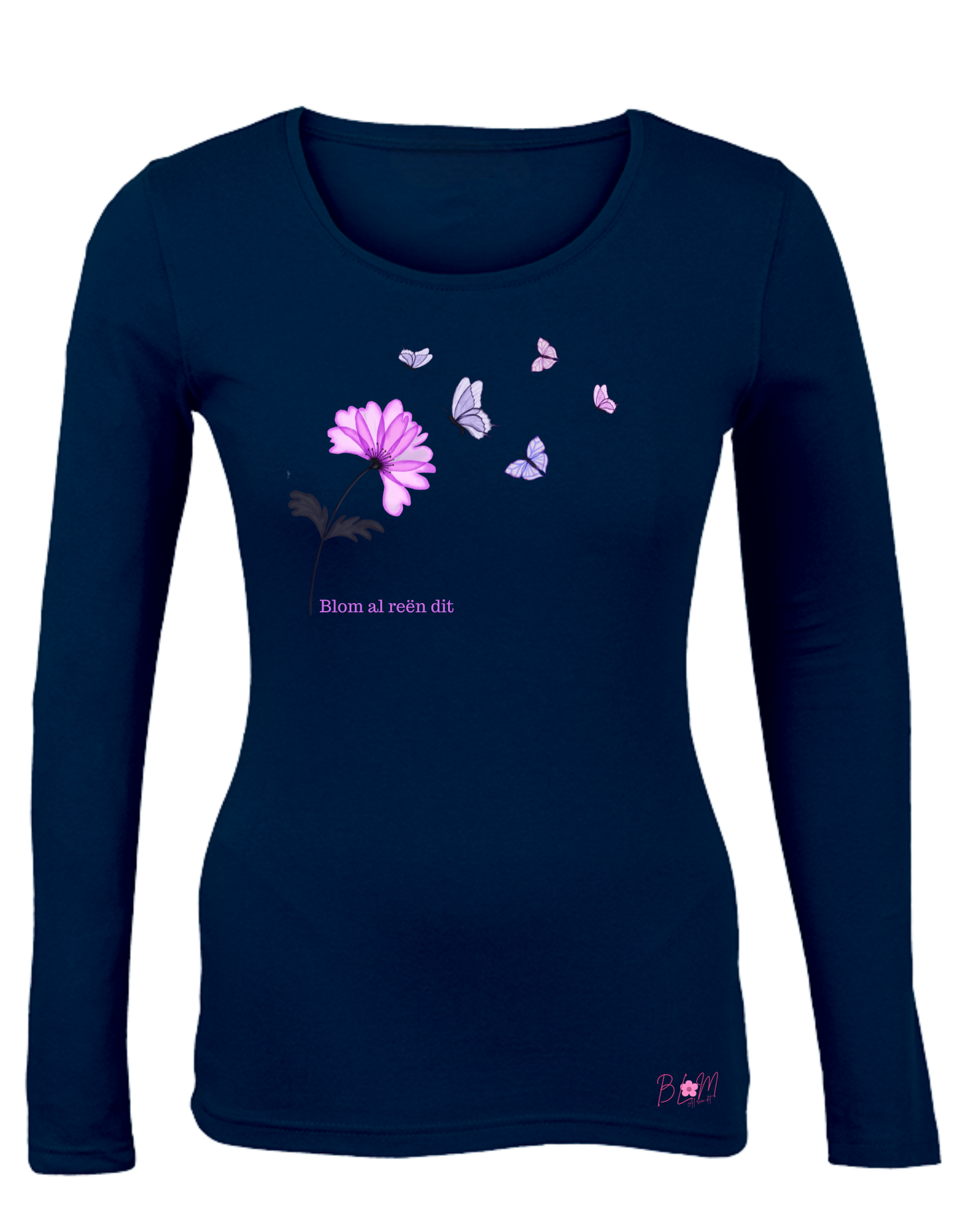 Longsleeve T-Hempde vir Dames (b)