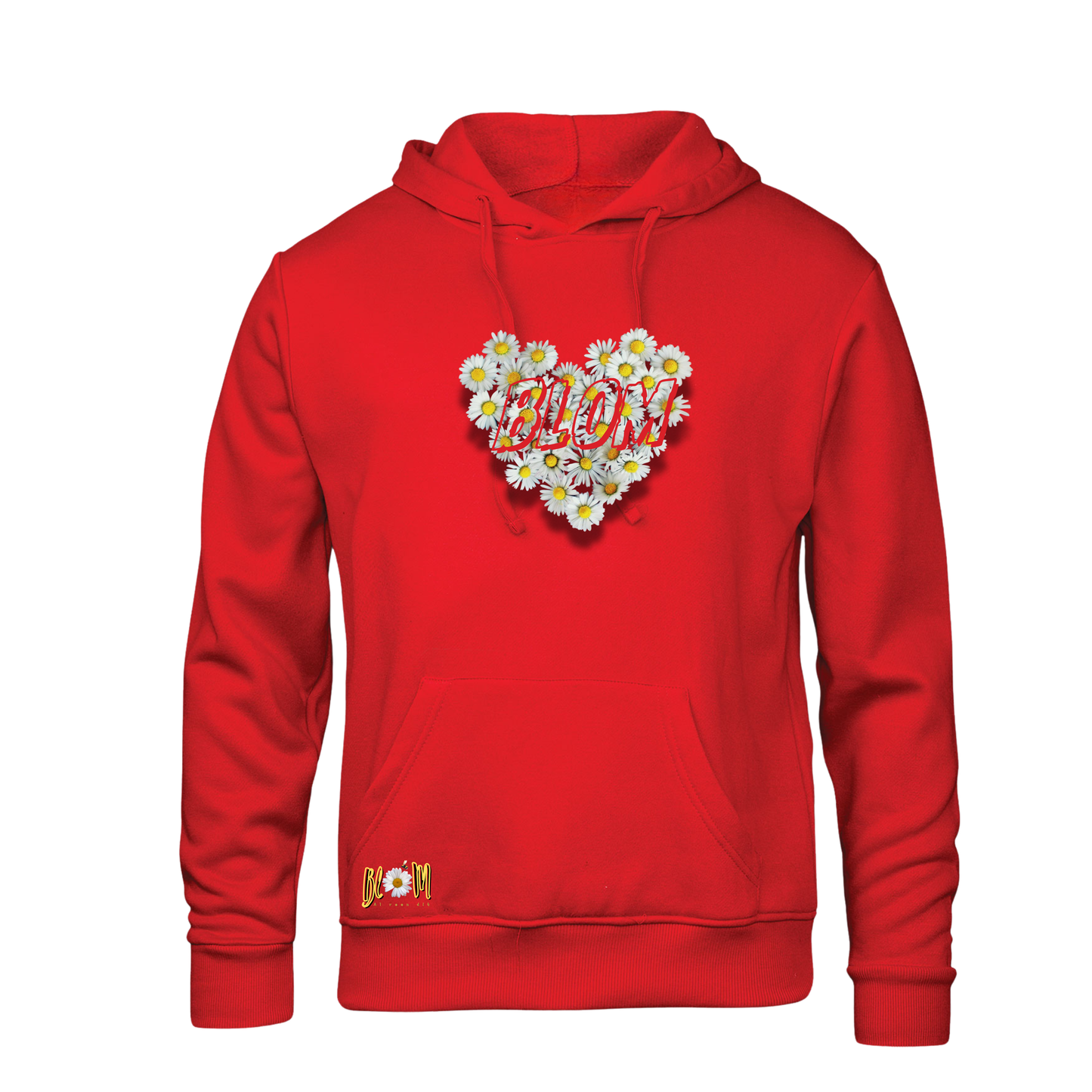 Blom ❤️Hoodie vir Dames