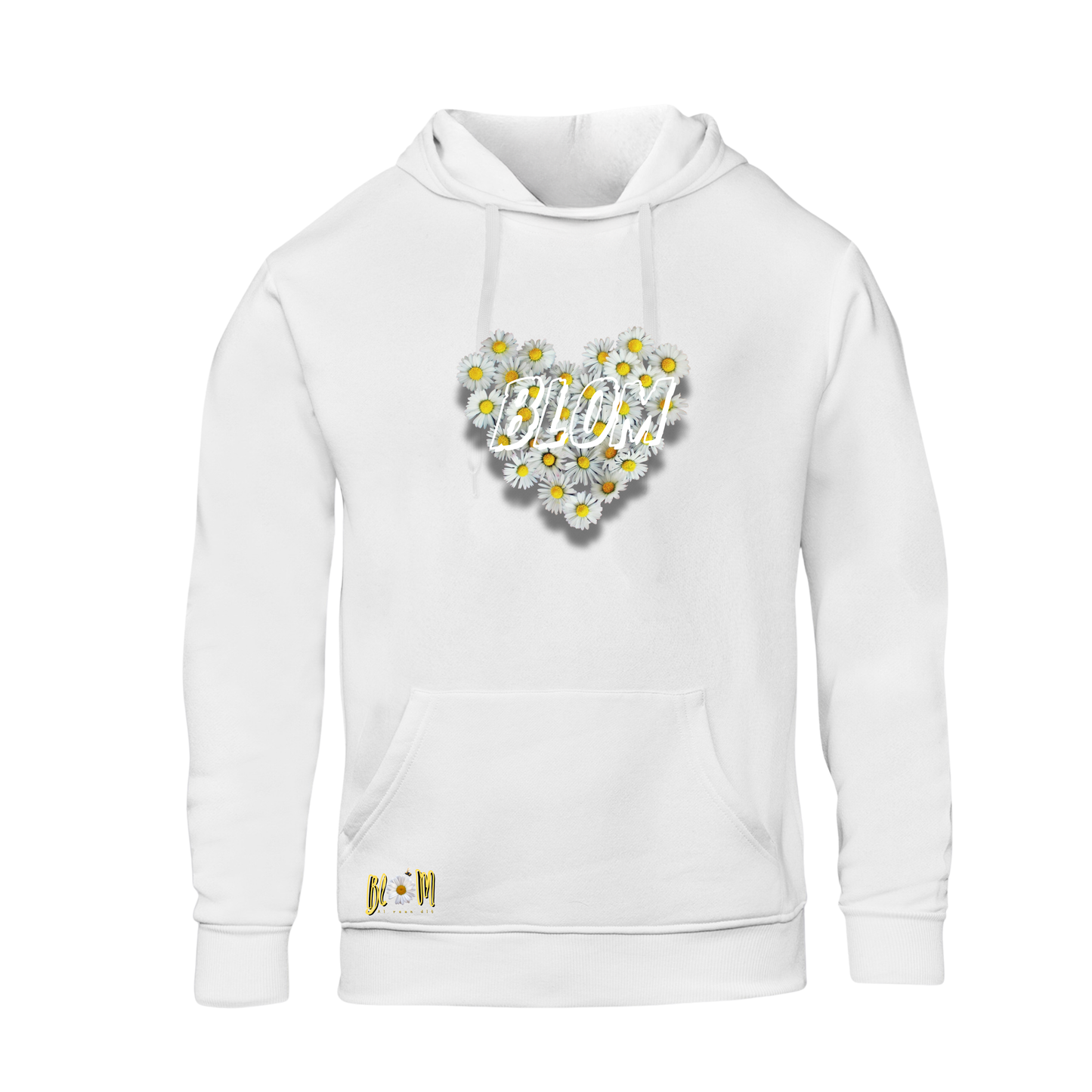 Blom ❤️Hoodie vir Dames