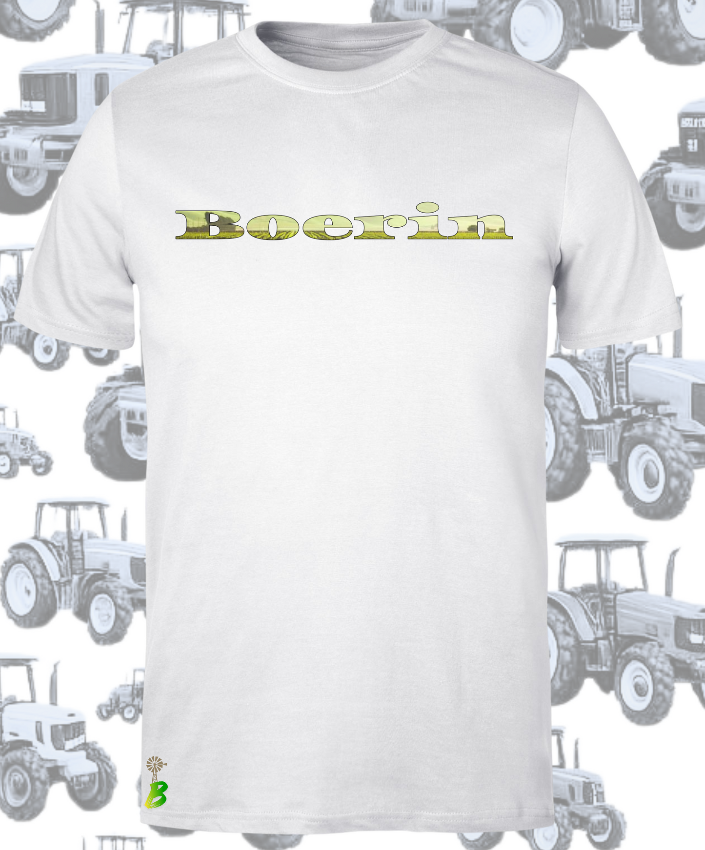 Boerin wingerd T-Hemp vir Dames