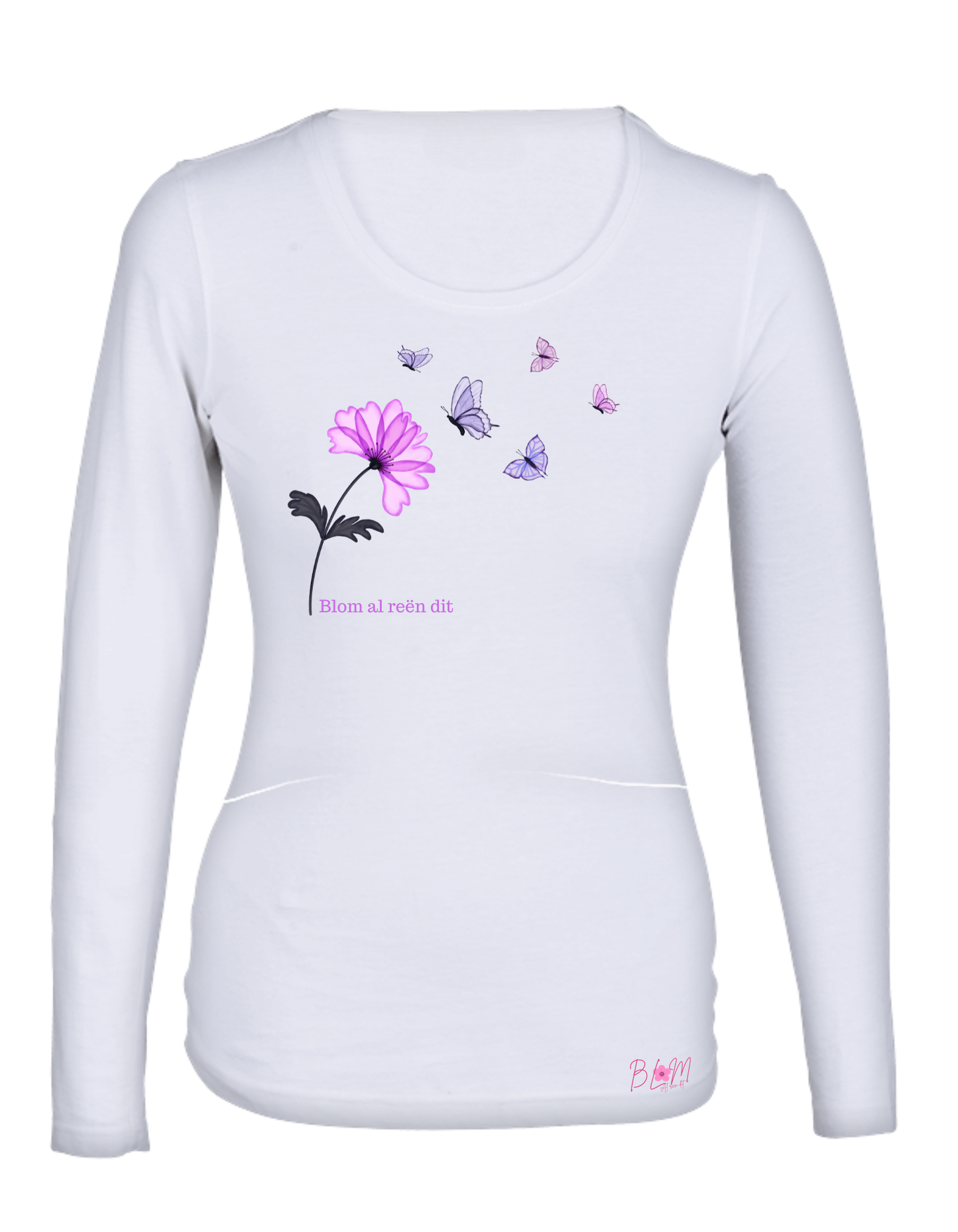 Longsleeve T-Hempde vir Dames (b)