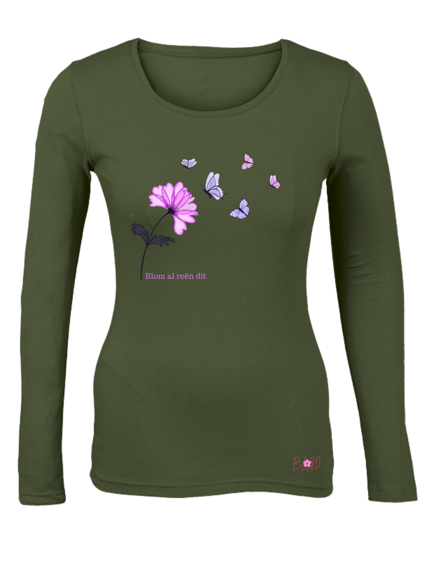 Longsleeve T-Hempde vir Dames (b)