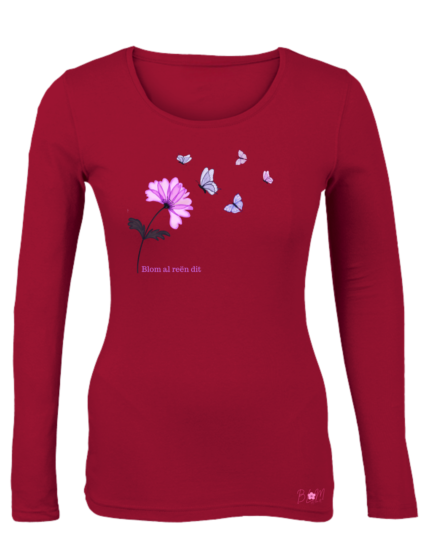 Longsleeve T-Hempde vir Dames (b)