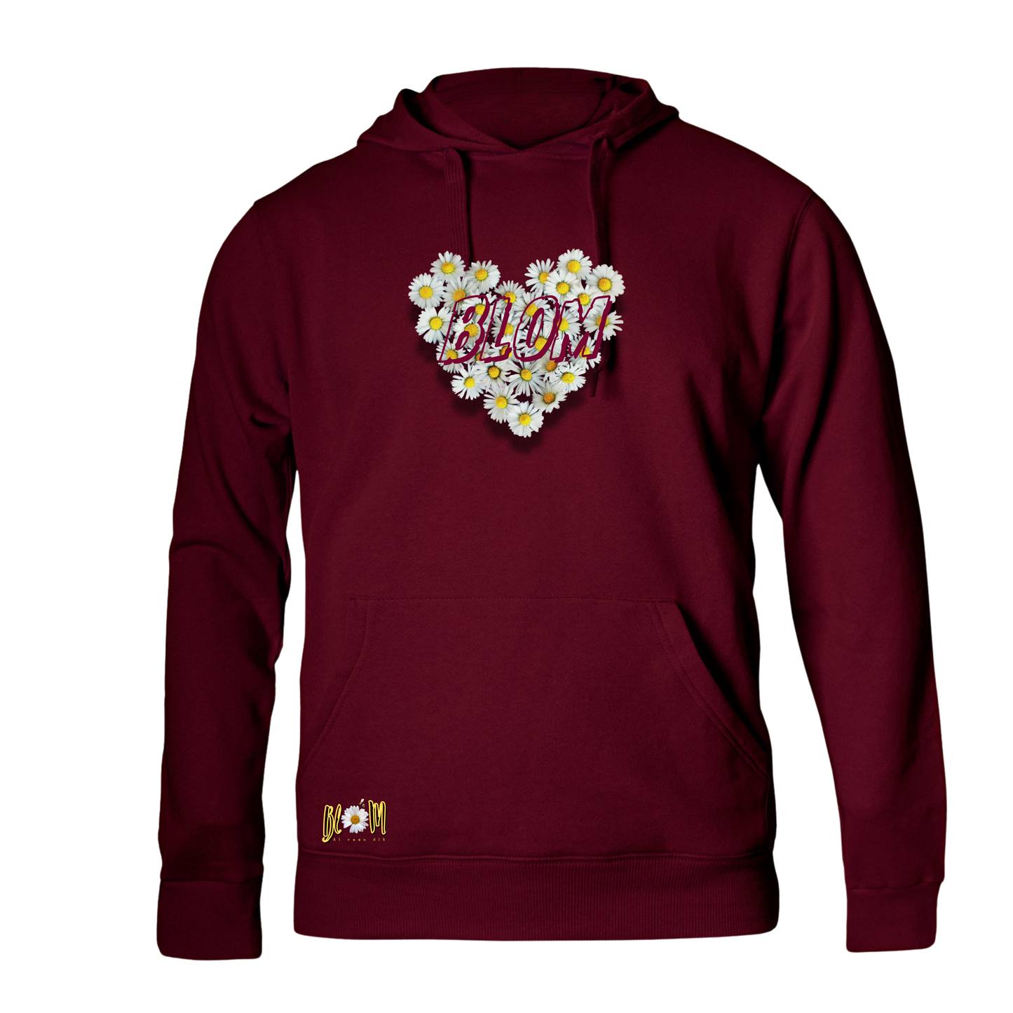 Blom ❤️Hoodie vir Dames