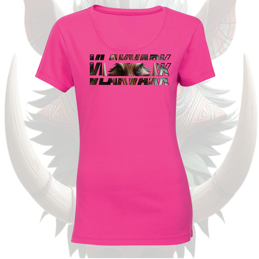 Vlakvark Tribal T-Hemp Vir Dames (B)