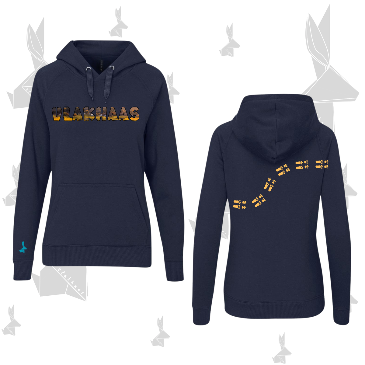 Vlakhaas Footsteps Hooded Sweater