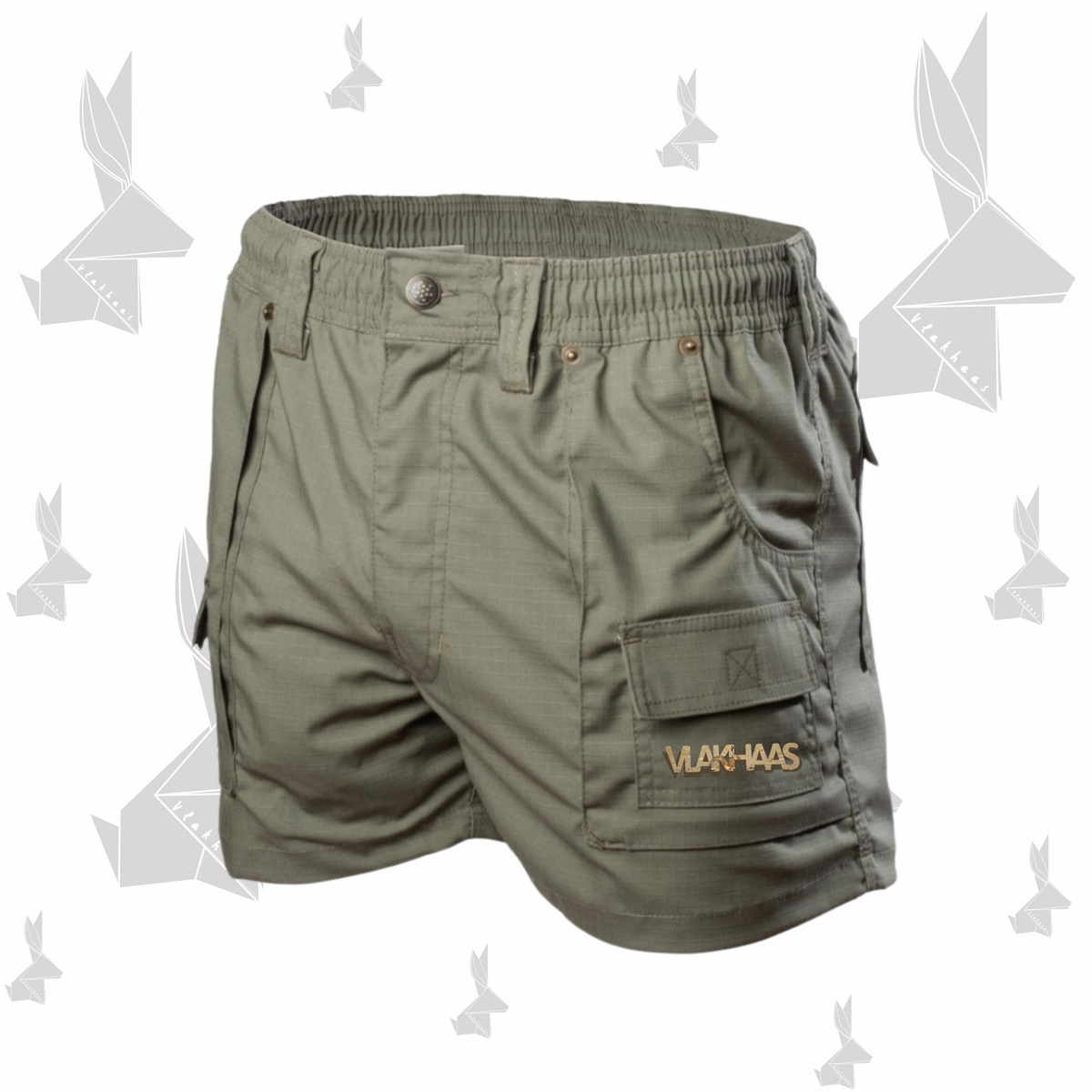 Vlakhaas Bronco Mans Kort Broek 8cm (v)