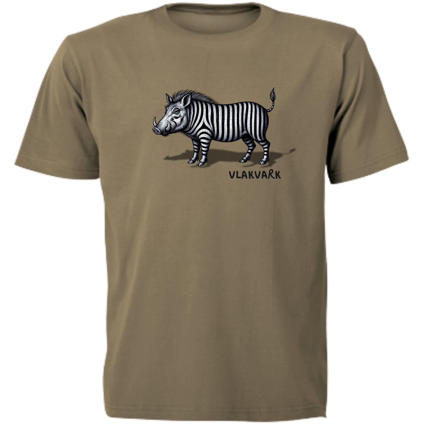 Vlakvark Stripe T-Hemp vir Mans (b)