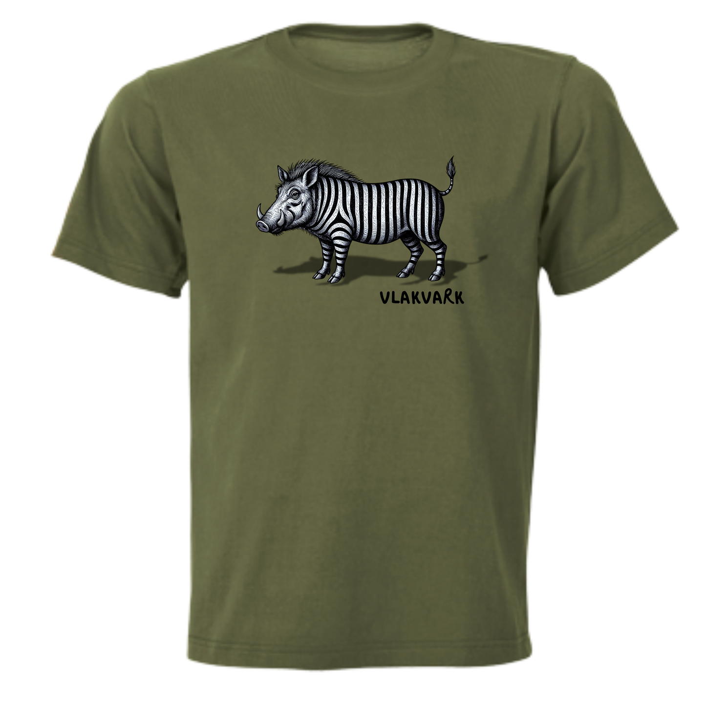Vlakvark Stripe T-Hemp vir Mans (b)