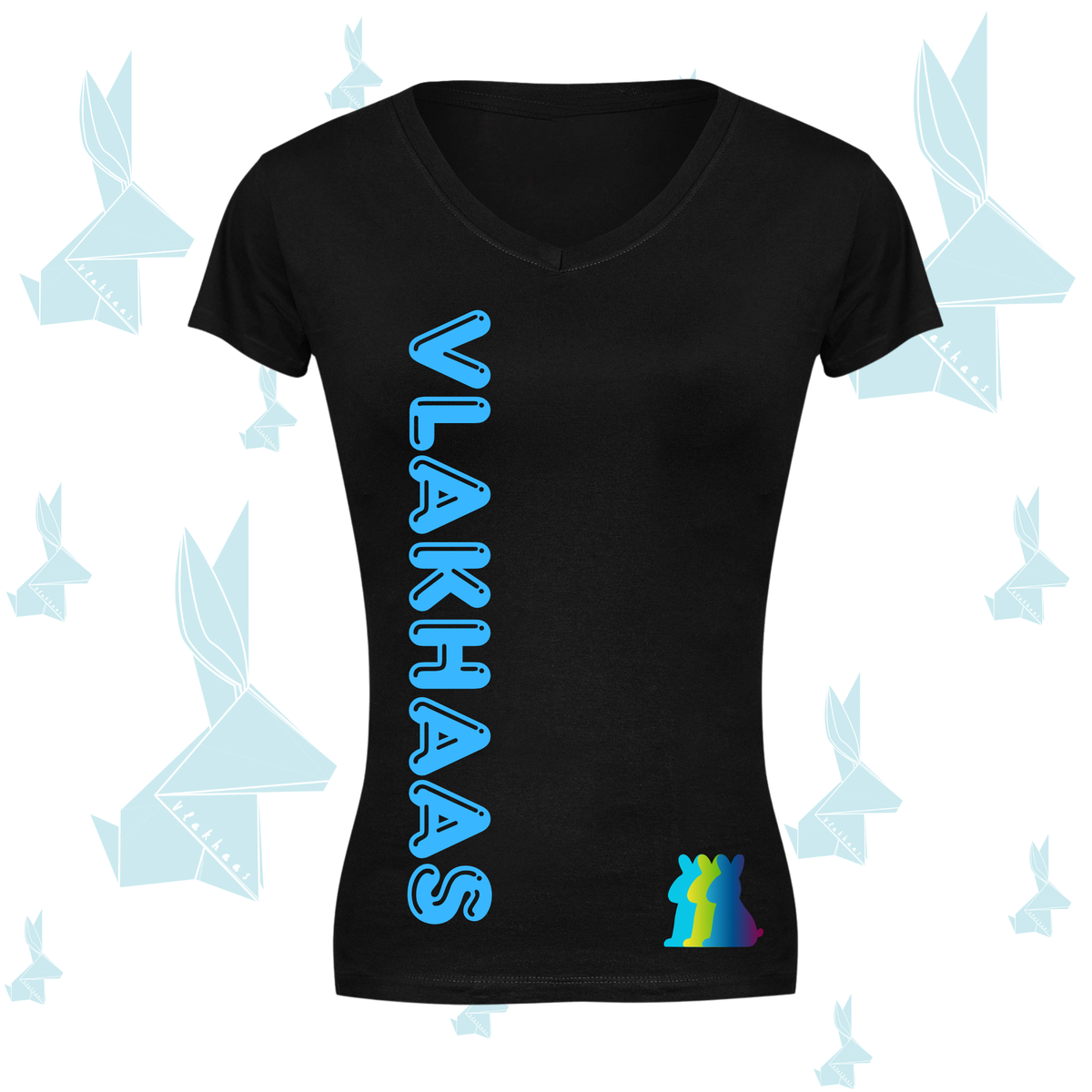 Vlakhaas 3  Dames T-Hemp