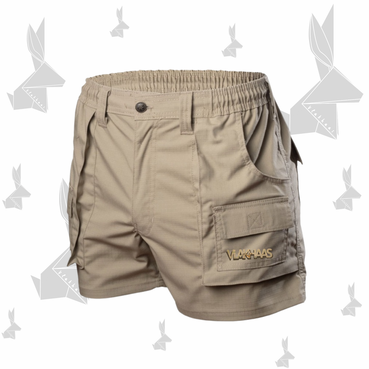 Vlakhaas Bronco Mans Kort Broek 8cm (v)