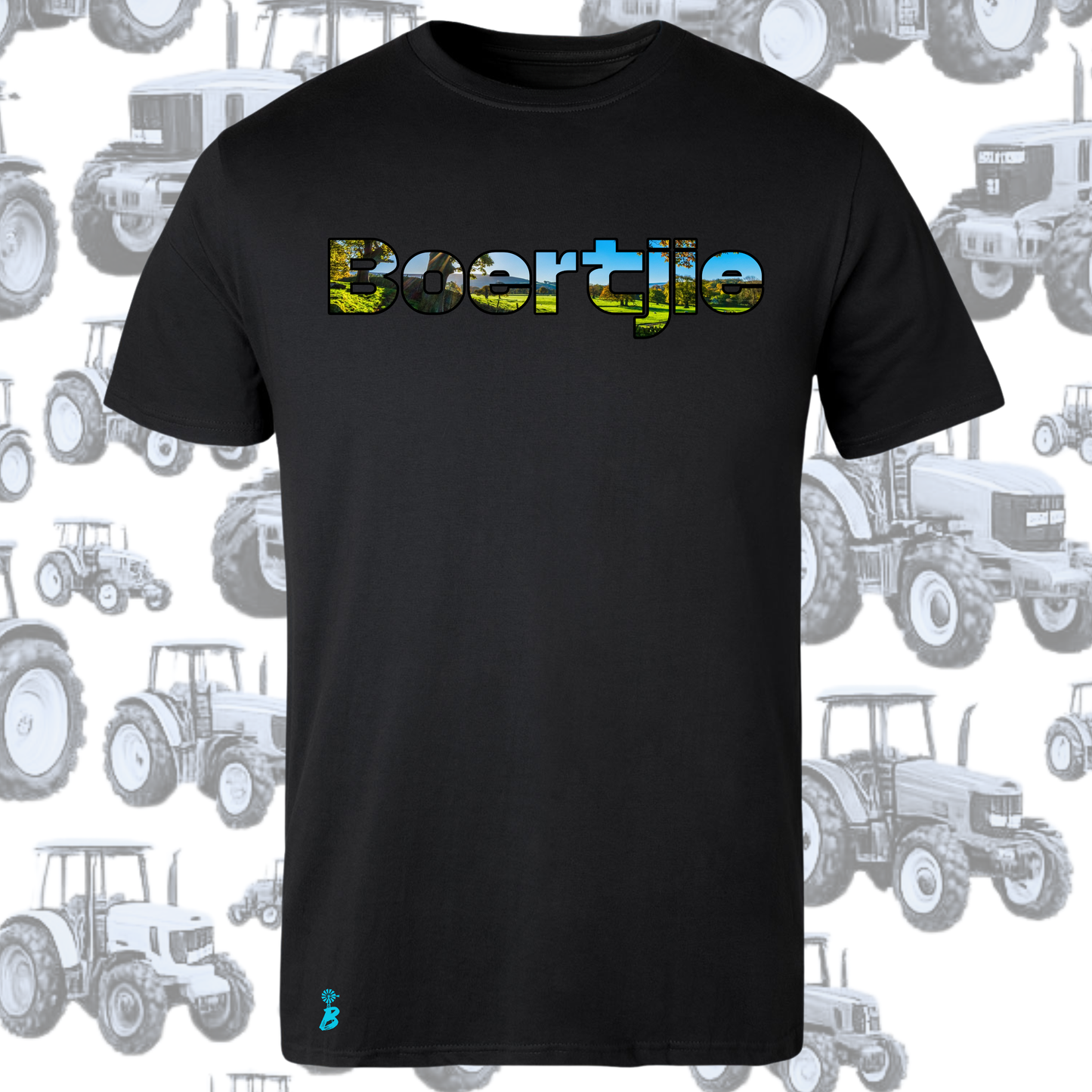 Boertjie Vlaktes T-Hemp vir Mans