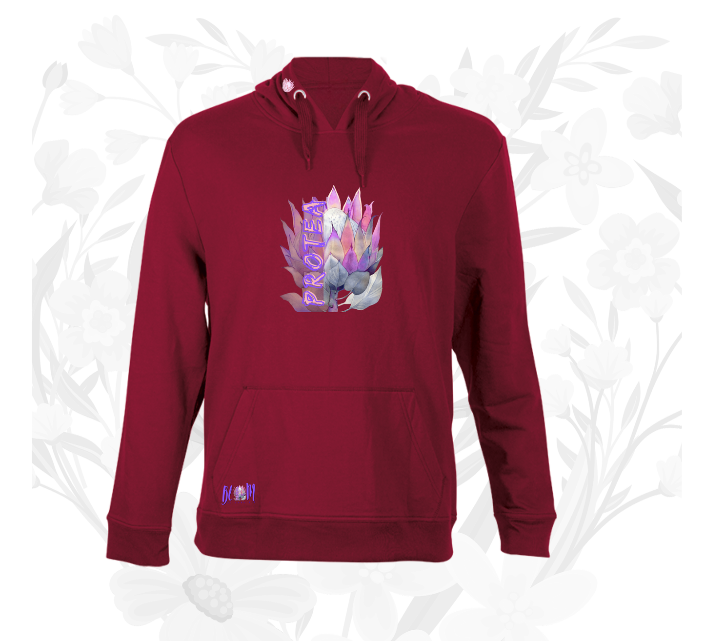 Protea Blom Hoodies vir Dames