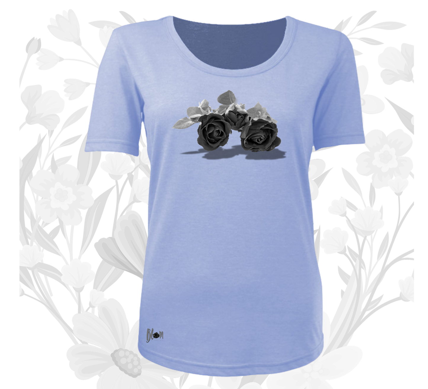 Blom T-Hemp vir Dames