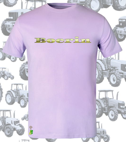 Boerin wingerd T-Hemp vir Dames