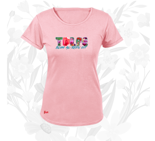 Blom Tulpe W T-Hemp vir Dames