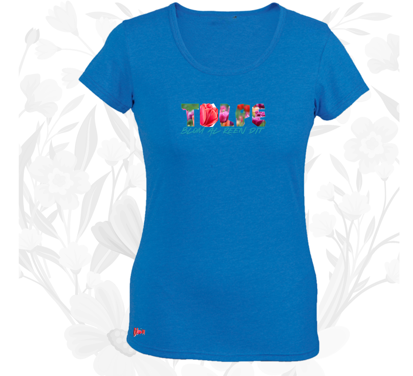Blom Tulpe W T-Hemp vir Dames