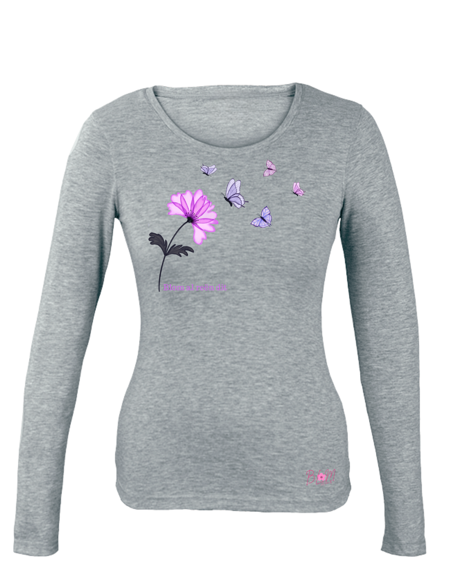 Longsleeve T-Hempde vir Dames (b)