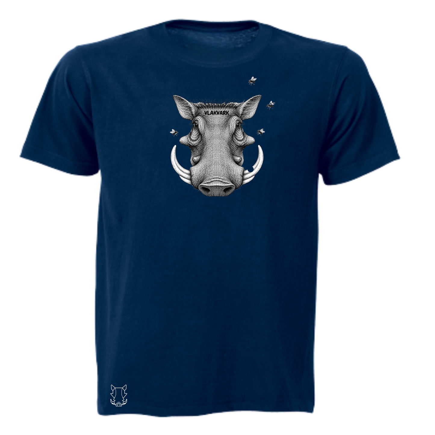 Vlakvark Head Stripe T-Hemp vir Mans (b)
