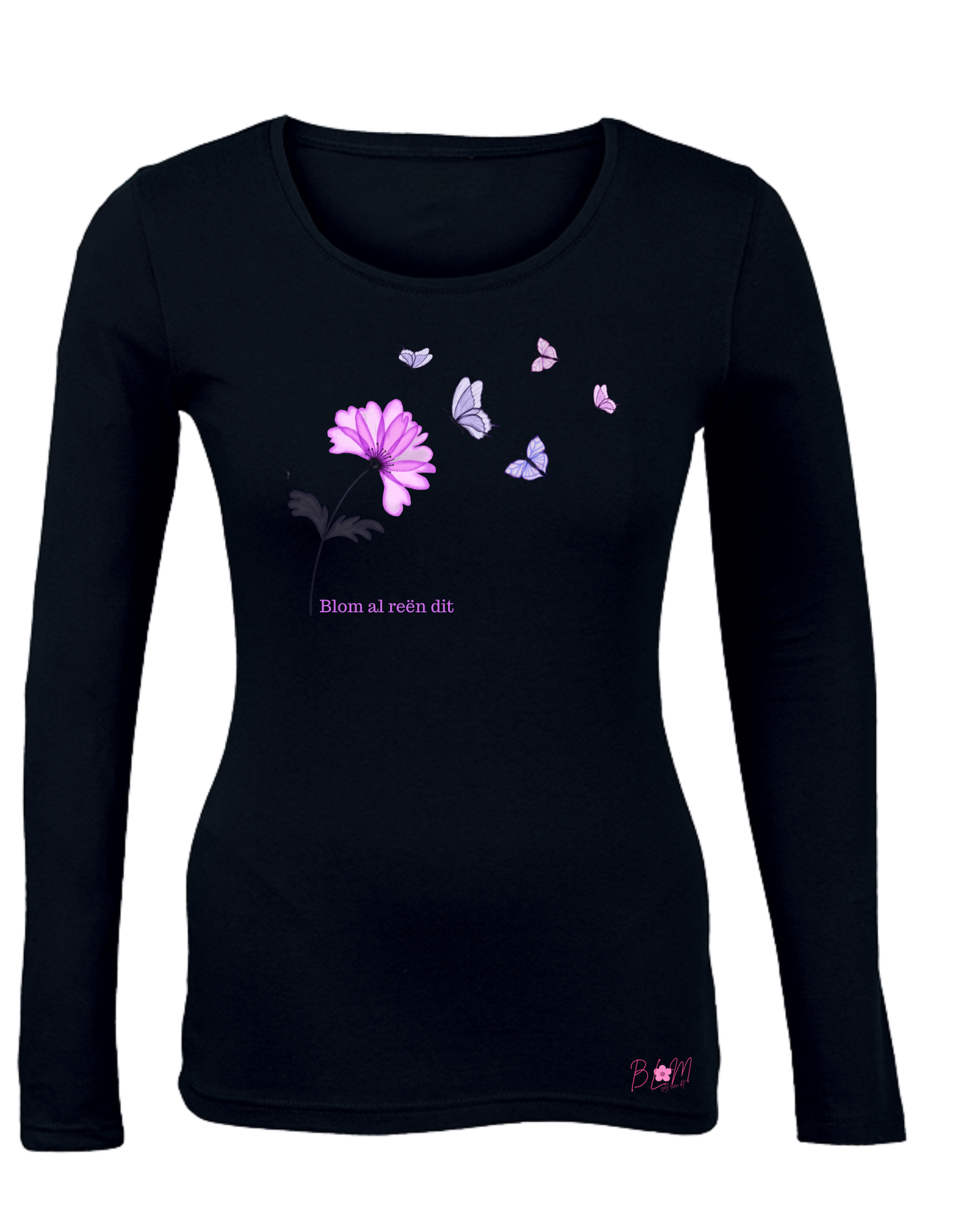 Longsleeve T-Hempde vir Dames (b)