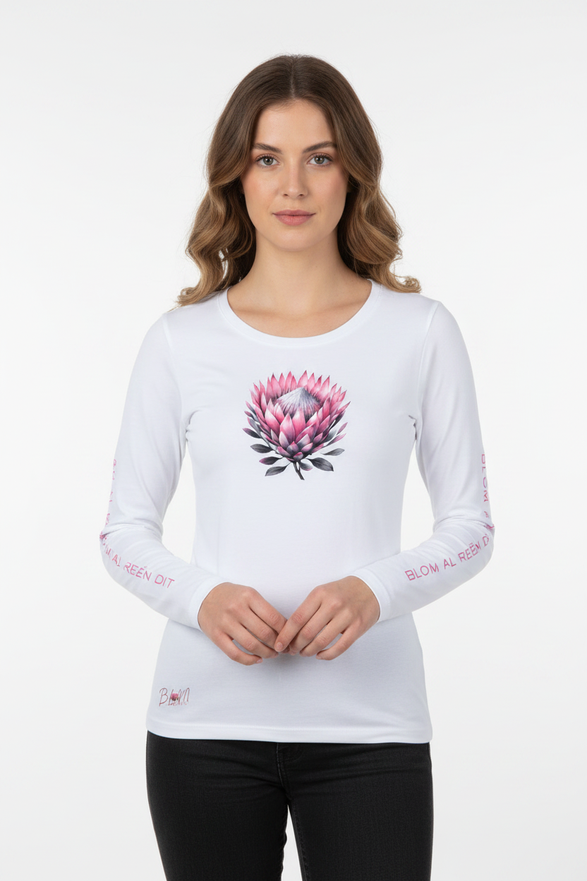 Longsleeve Protea T-Shirt for Ladies