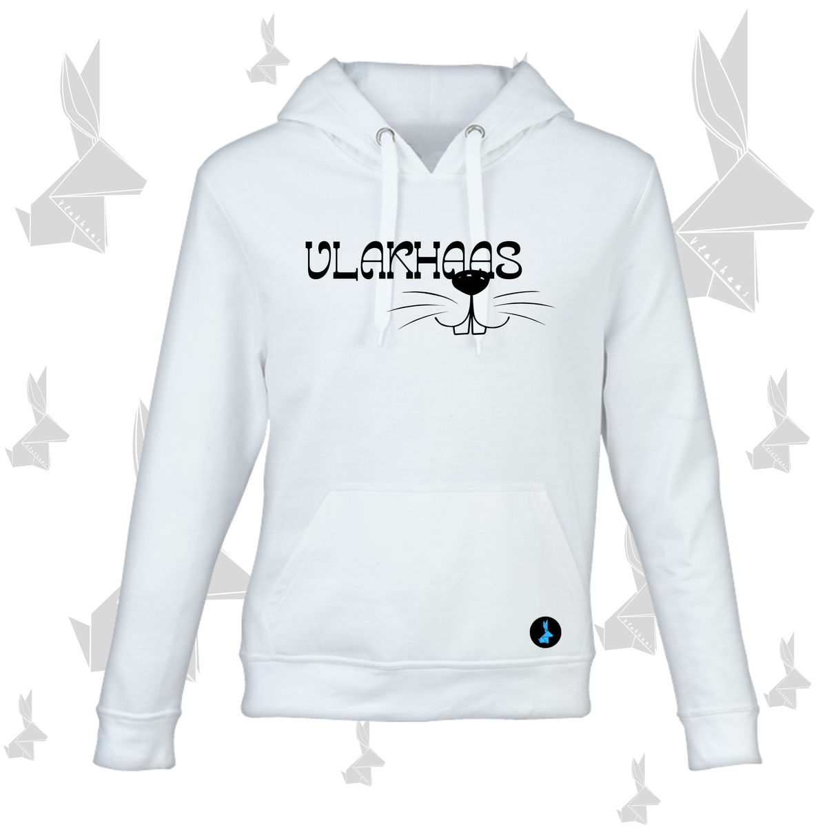 Vlakhaas Unisex Face  Hooded Beckham Sweater