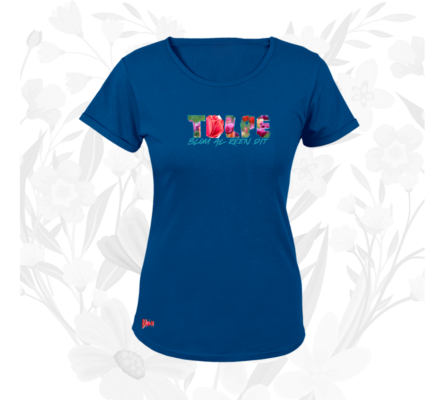 Blom Tulpe W T-Hemp vir Dames